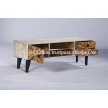 Industrial Vintage Wooden Metal Legs Tv Stand